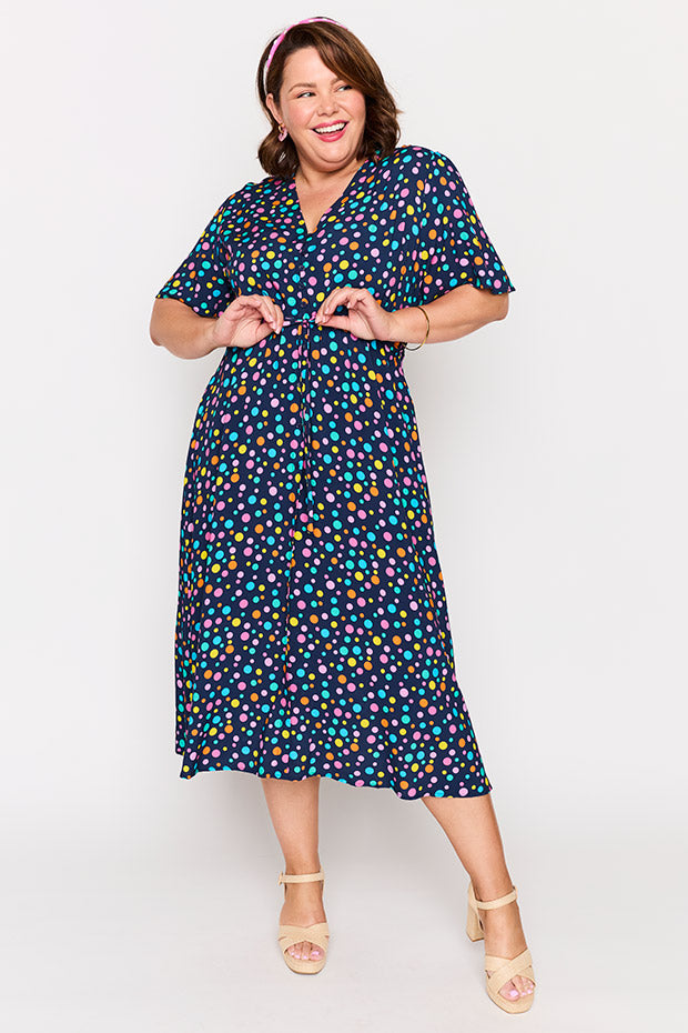 Michelle Smarty Spot Dress โ Smarty Spot midi dress