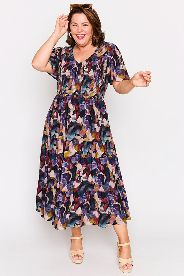 Lynette Stormy Night Dress – Stormy Night maxi dress