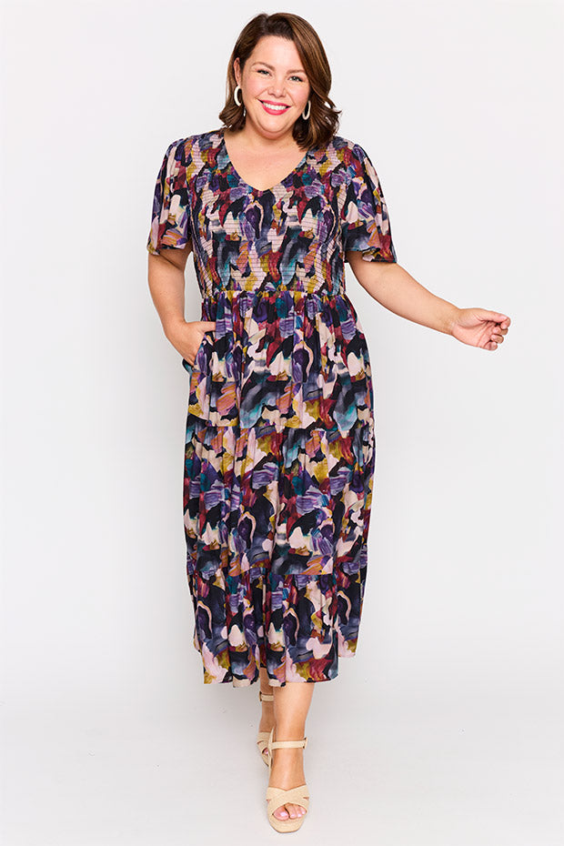 Lynette Stormy Night Dress – Stormy Night maxi dress