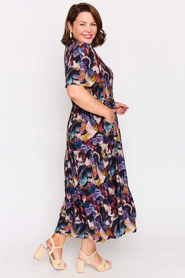Lynette Stormy Night Dress – Stormy Night maxi dress