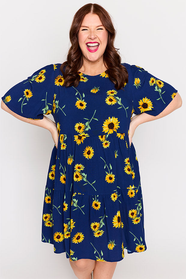 Izzie Sunflower Dress – Sunflower mini dress