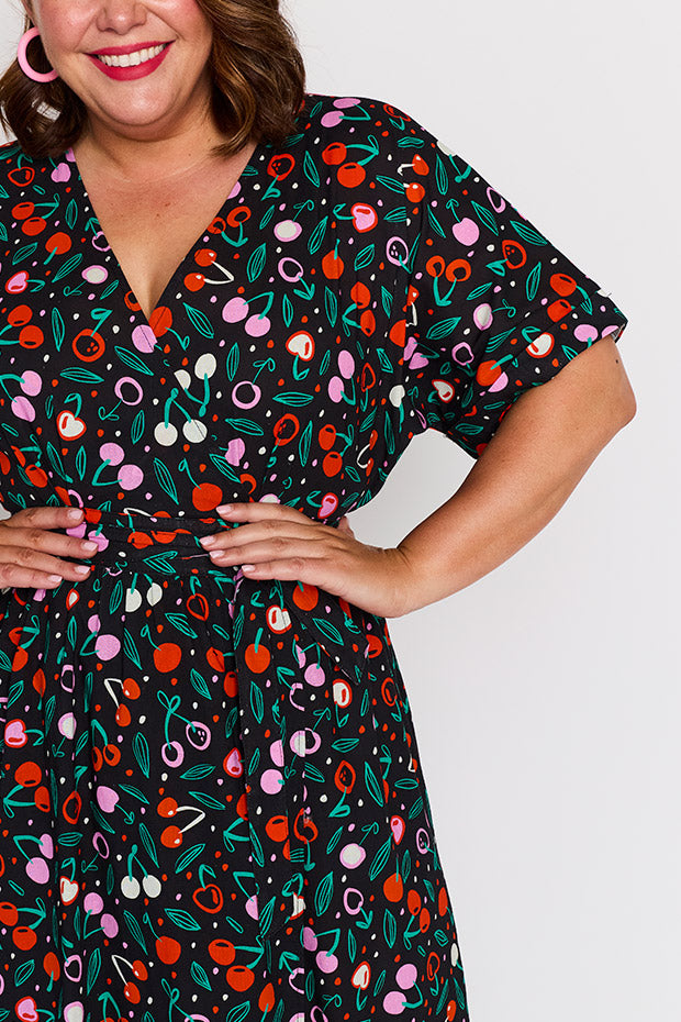 Angie Cherry Bloom Wrap Dress โ Cherry Bloom Wrap wrap dress