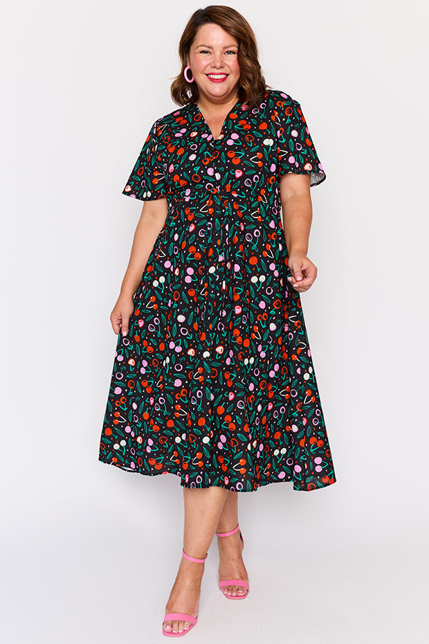 Marley Cotton Cherry Bloom Dress โ Cherry Bloom midi dress