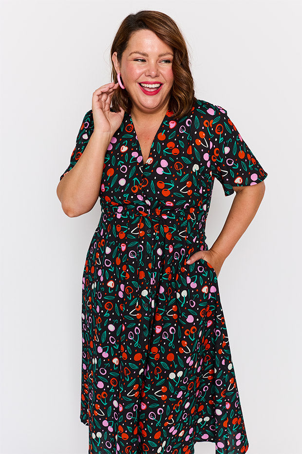 Marley Cotton Cherry Bloom Dress โ Cherry Bloom midi dress
