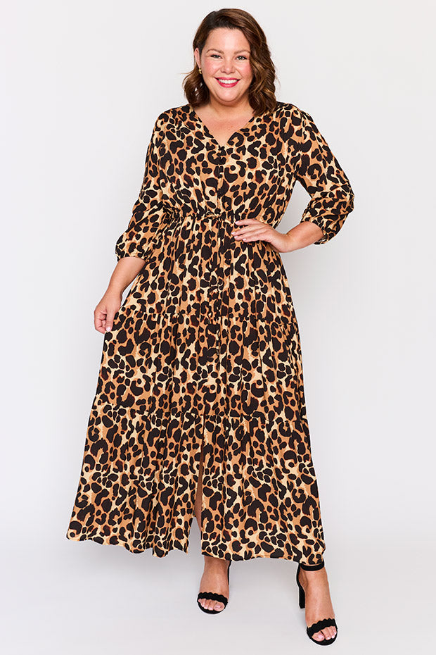 Adeline Coco Leopard Dress – Coco Leopard maxi dress