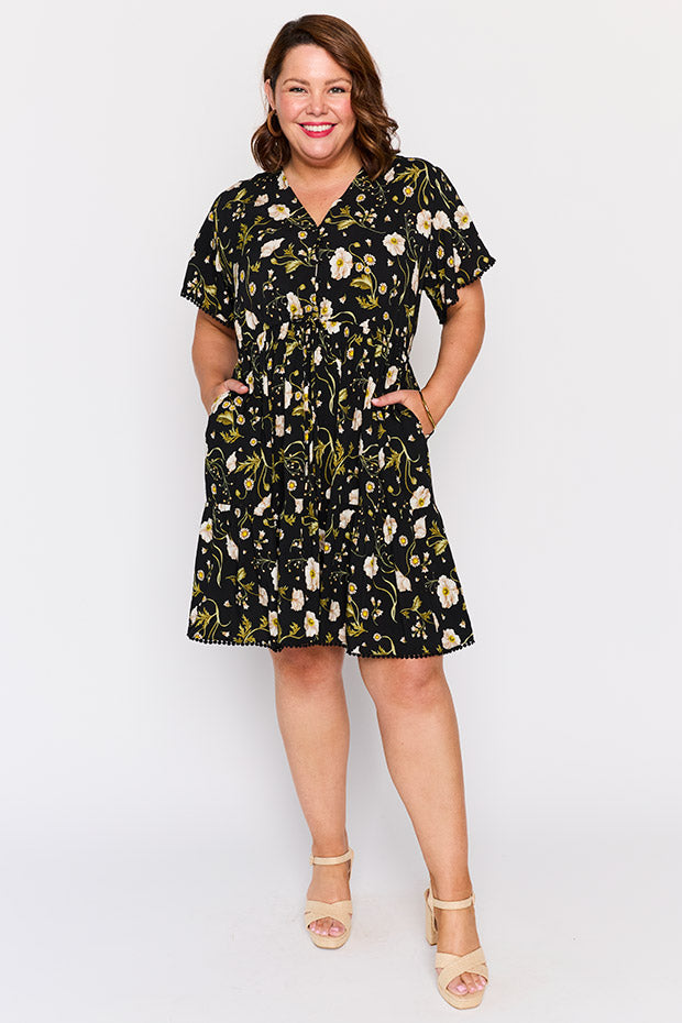 Gloria English Meadow Dress โ English Meadow knee length dress