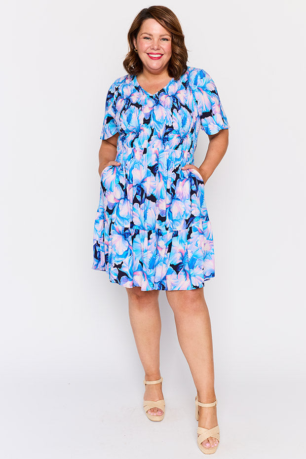 Tilley Iris Moon Dress โ Iris Moon knee length dress