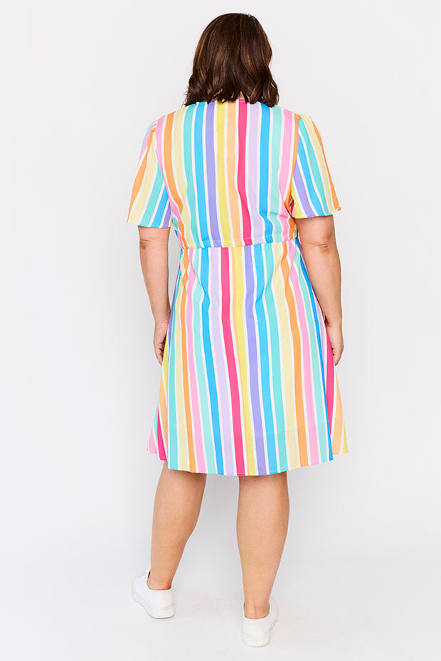 Siena LPD Candy Stripe Dress โ LPD Candy Stripe knee length dress