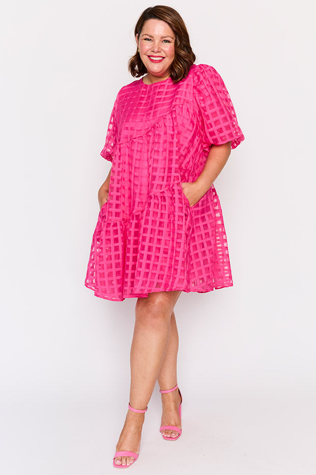 Mischa Pink Dress – Pink mini dress