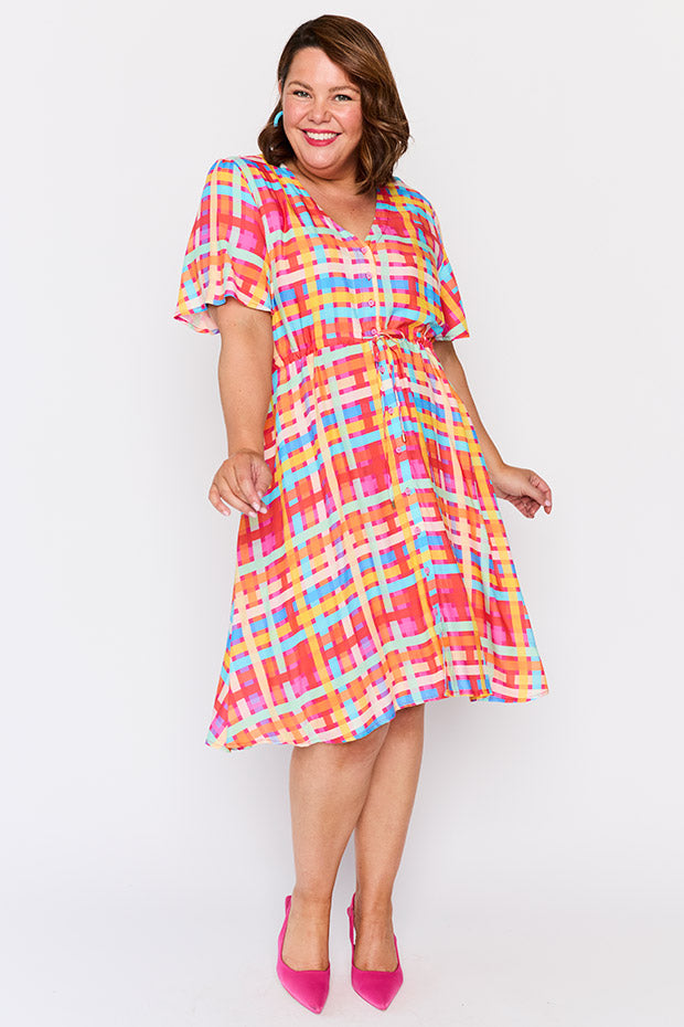 Jaz LPD Weave Dress โ LPD Weave knee length dress