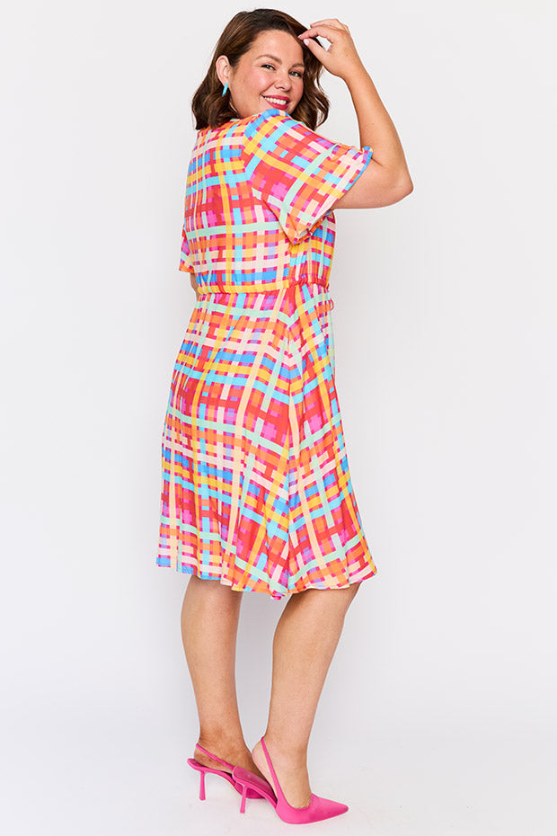 Jaz LPD Weave Dress โ LPD Weave knee length dress