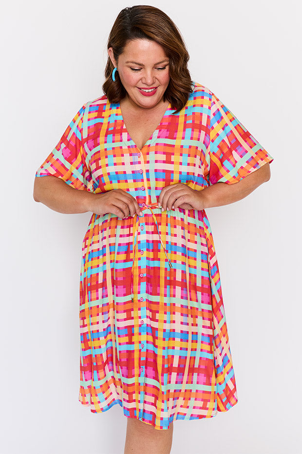 Jaz LPD Weave Dress โ LPD Weave knee length dress