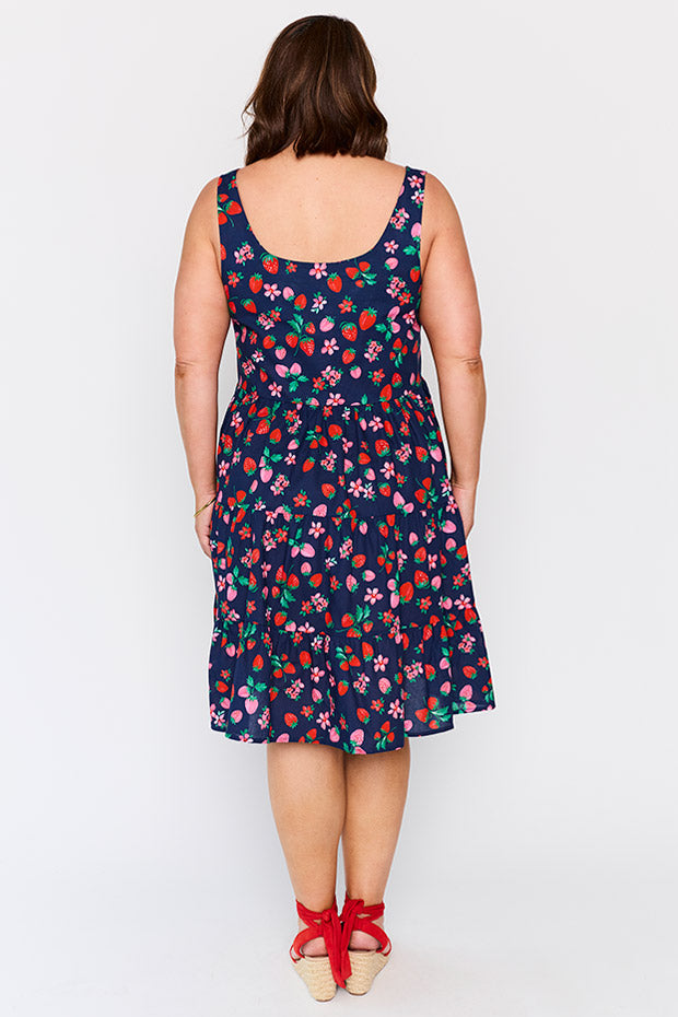 Dorothy Summer Berry Dress โ Summer Berry mini dress