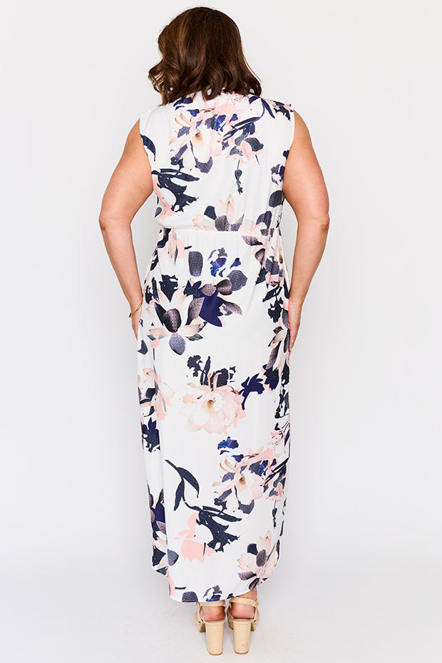 Hideaway Peach Party Dress – Peach midi dress