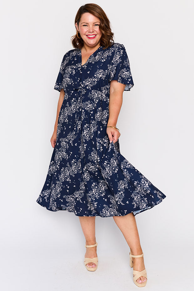 Marley Soft Clover Dress – Soft Clover midi dress
