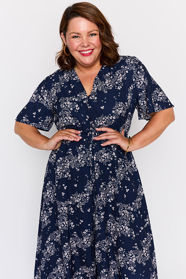 Marley Soft Clover Dress – Soft Clover midi dress
