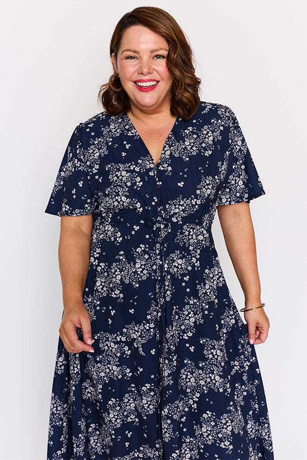 Marley Soft Clover Dress – Soft Clover midi dress