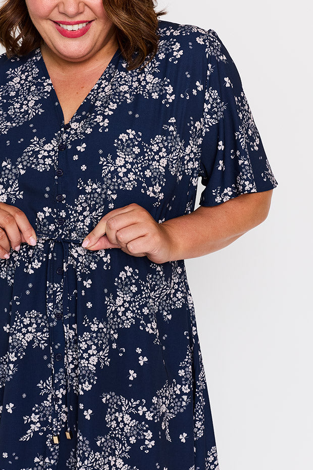 Siena Soft Clover Dress – Soft Clover knee length dress