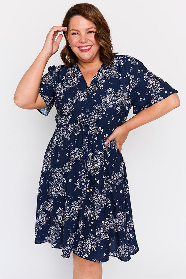 Siena Soft Clover Dress – Soft Clover knee length dress