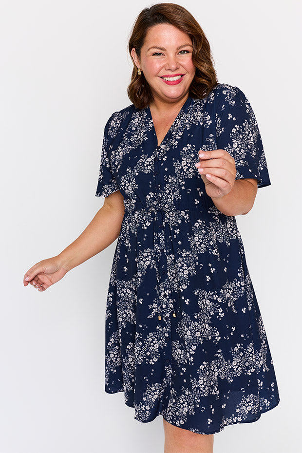 Siena Soft Clover Dress – Soft Clover knee length dress