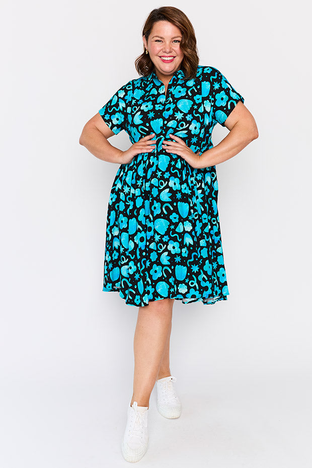 Kimba Stardust Florals Dress