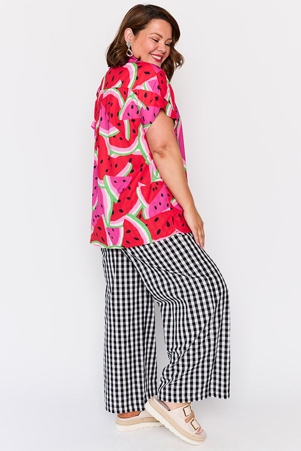 Belle Watermelon Stack Shirt – Watermelon Stack longline shirt