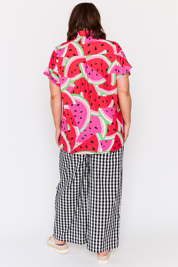 Belle Watermelon Stack Shirt – Watermelon Stack longline shirt