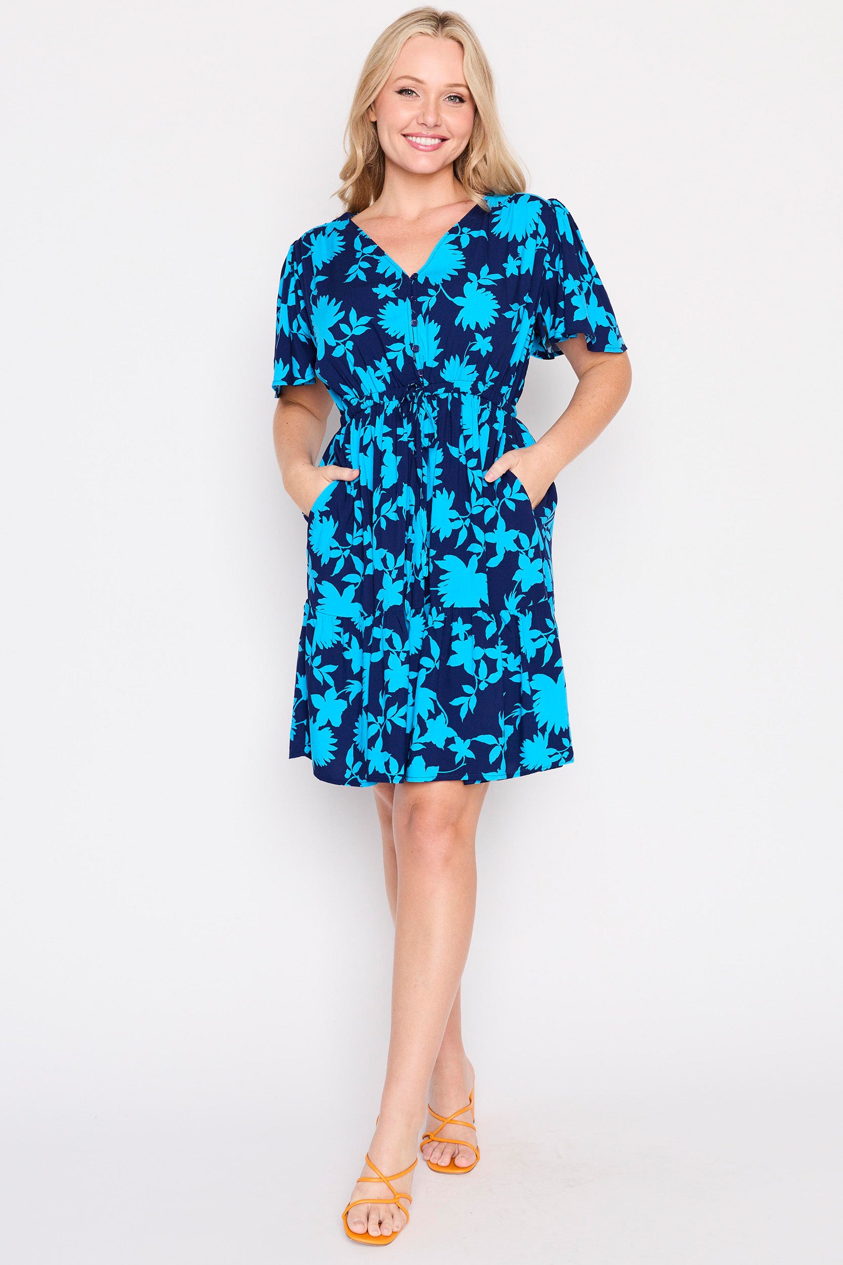 Remi Blue Ivy Dress โ Blue Ivy knee length dress