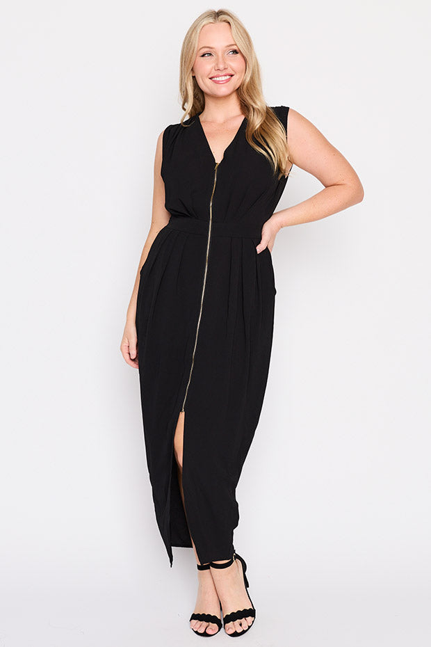 Briana Black Dress – Black maxi dress