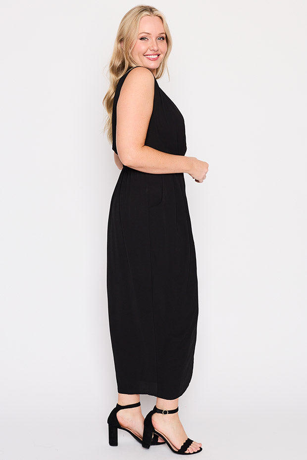 Briana Black Dress – Black maxi dress