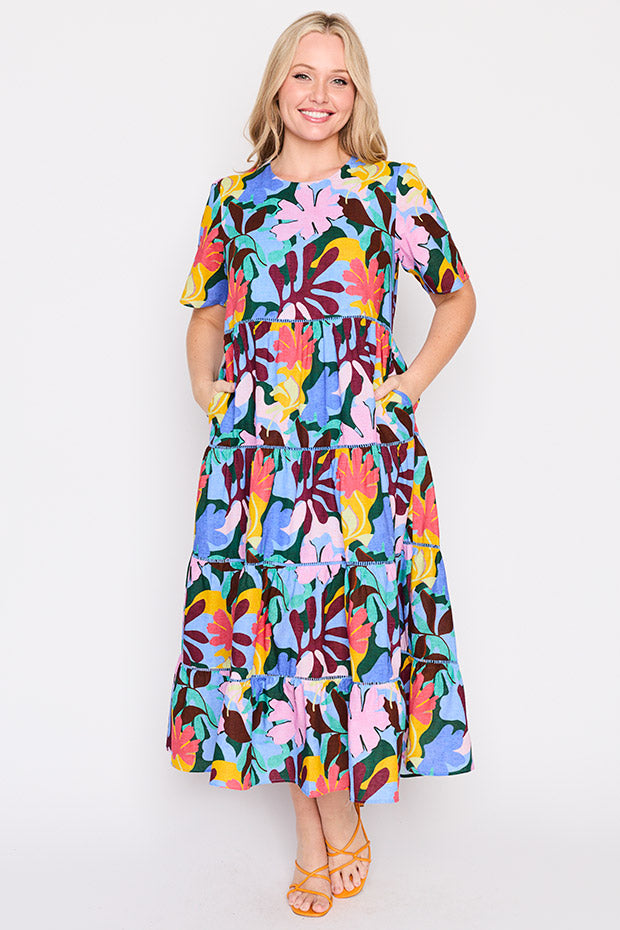 Aurelia Lilac Sky Dress โ Lilac Sky midi dress