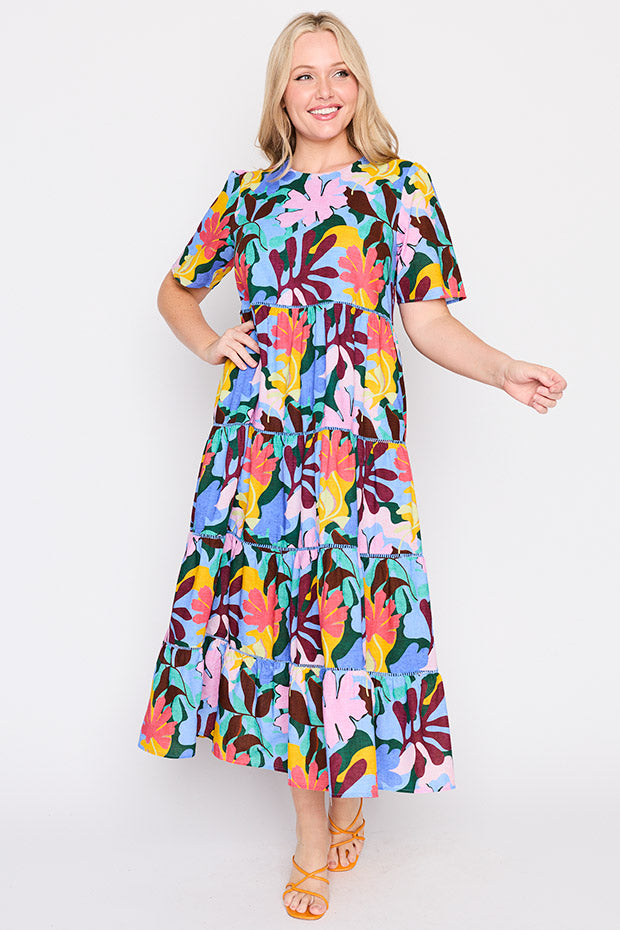 Aurelia Lilac Sky Dress โ Lilac Sky midi dress