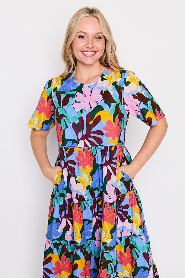 Aurelia Lilac Sky Dress – Lilac Sky midi dress