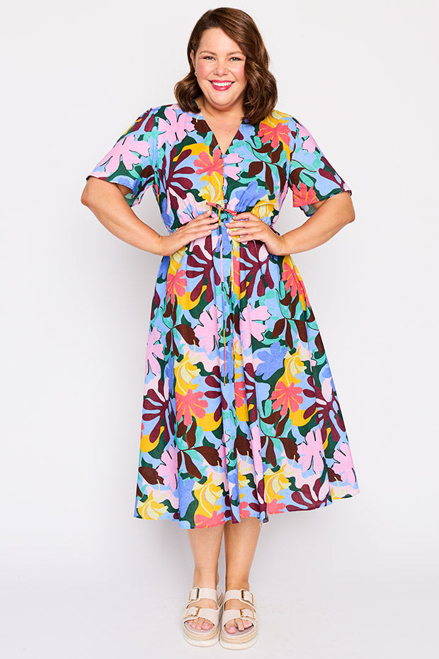 Marley Cotton Lilac Sky Dress โ Lilac Sky midi dress