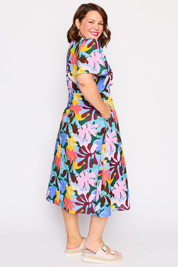 Marley Cotton Lilac Sky Dress โ Lilac Sky midi dress