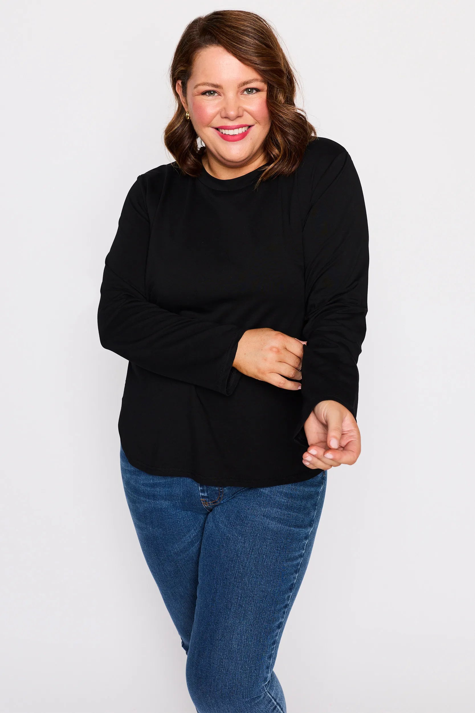Maryanne Black Top – Black loose top