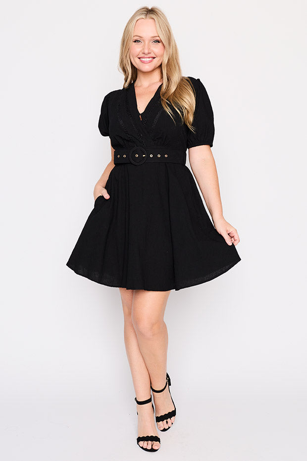 Ollie Black Dress – Black mini dress
