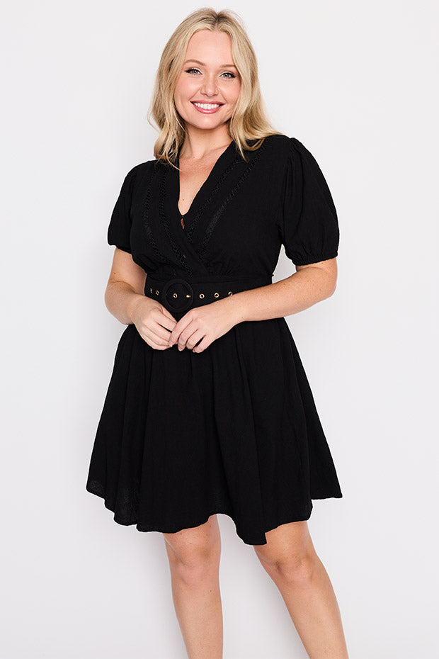 Ollie Black Dress – Black mini dress