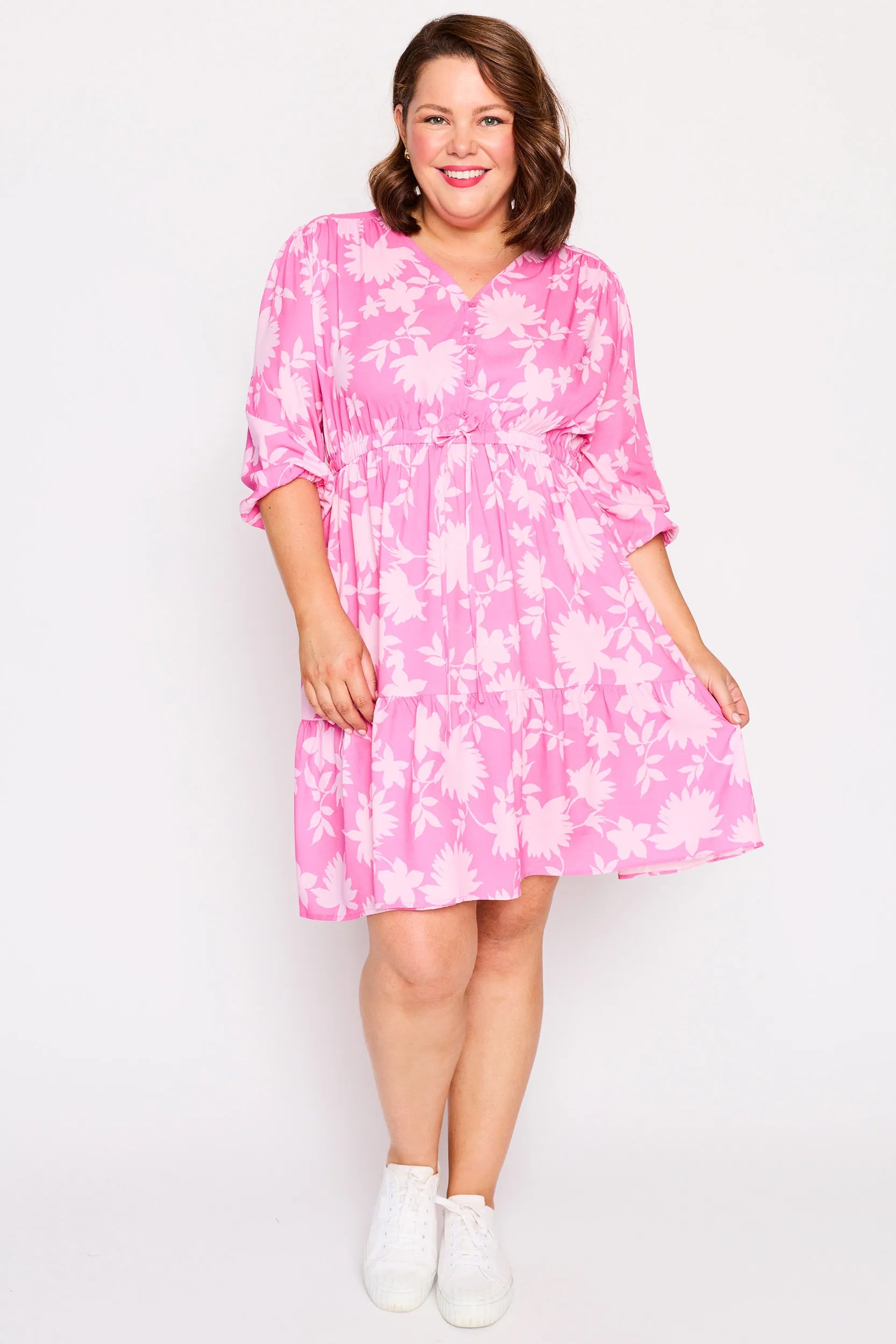 Amy Pink Ivy Dress