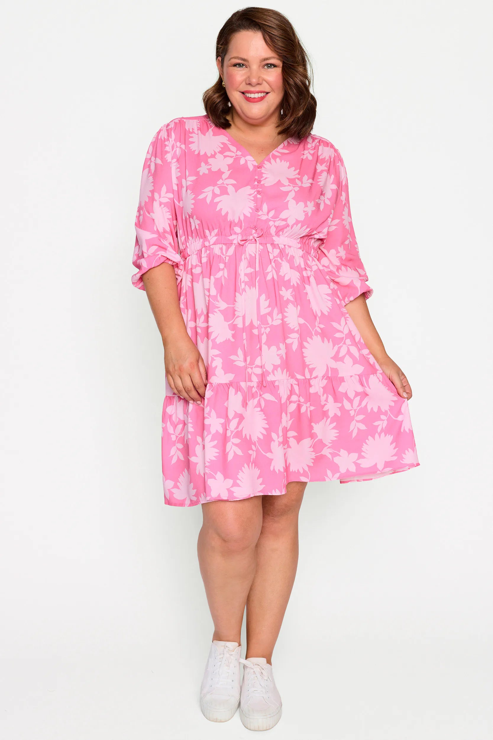 Amy Pink Ivy Dress