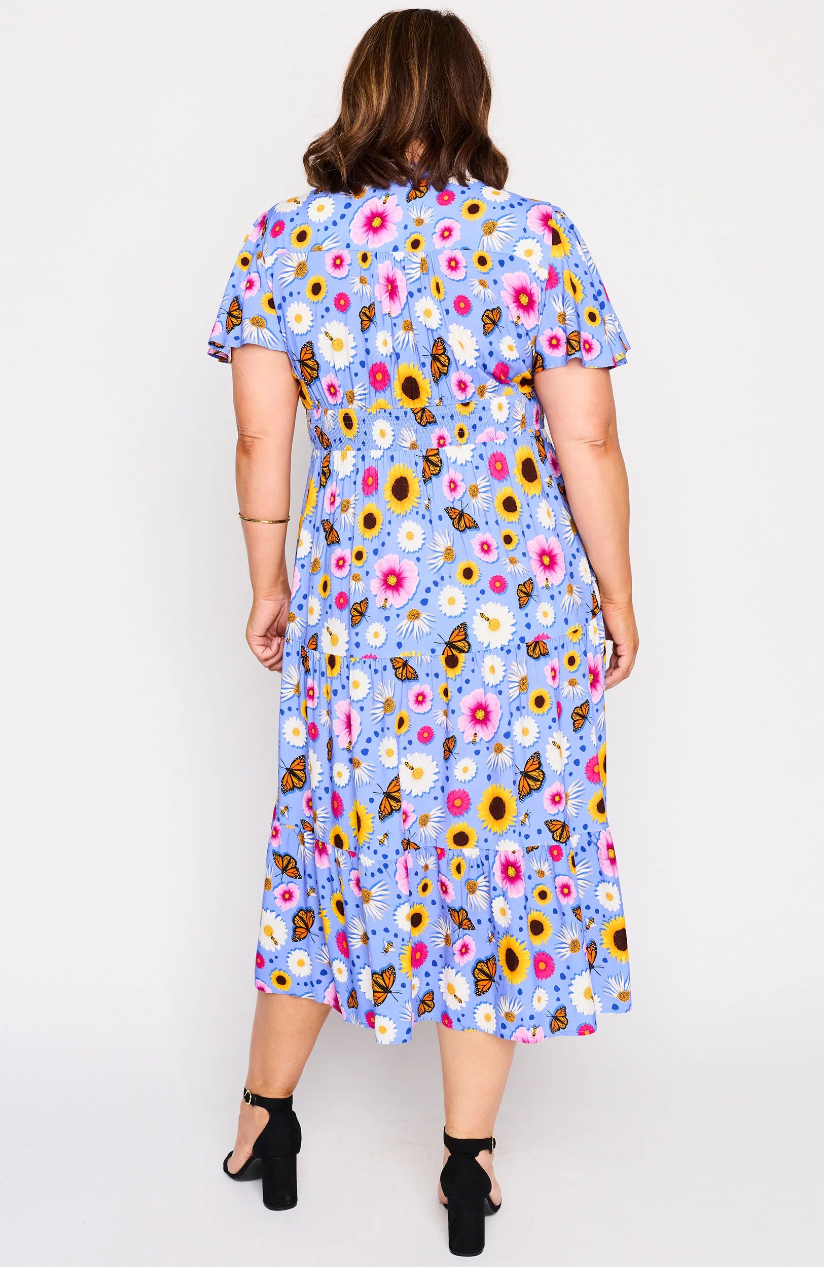 Heather Sun Blossom Dress – Sun Blossom midi dress