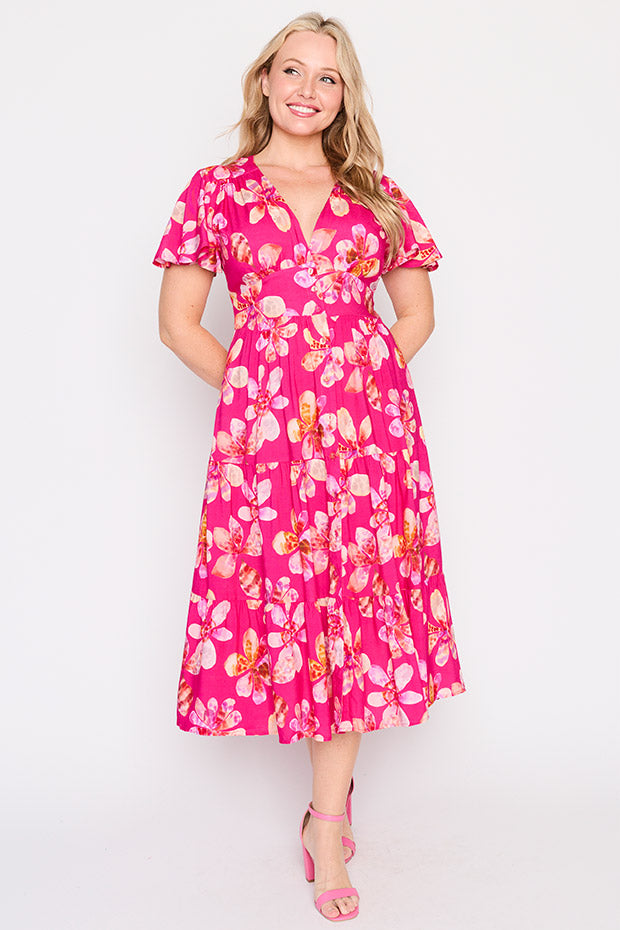 Heather Wild Daisies Dress – Wild Daisies midi dress