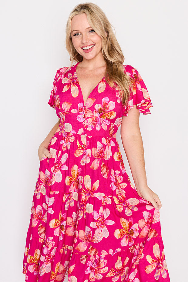 Heather Wild Daisies Dress – Wild Daisies midi dress