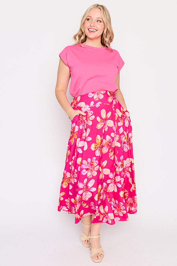 Katelyn Wild Daisies Skirt โ Wild Daisies maxi skirt