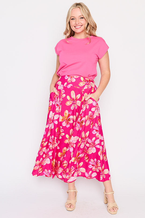 Katelyn Wild Daisies Skirt โ Wild Daisies maxi skirt