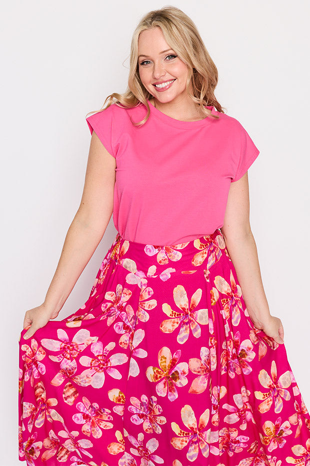 Katelyn Wild Daisies Skirt – Wild Daisies maxi skirt