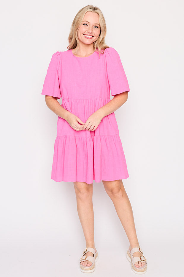 Wilma Pink Dress – Pink mini dress