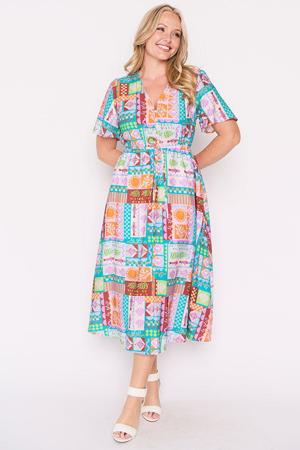 Mary Love In The Sun Dress – Love In The Sun midi dress