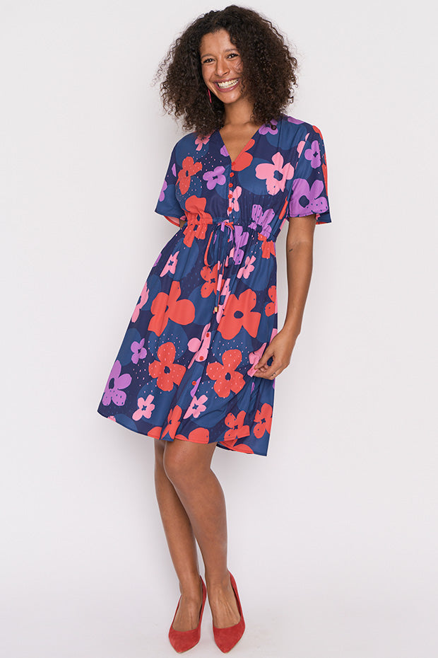 Siena Autumn Breeze Dress โ Autumn Breeze knee length dress