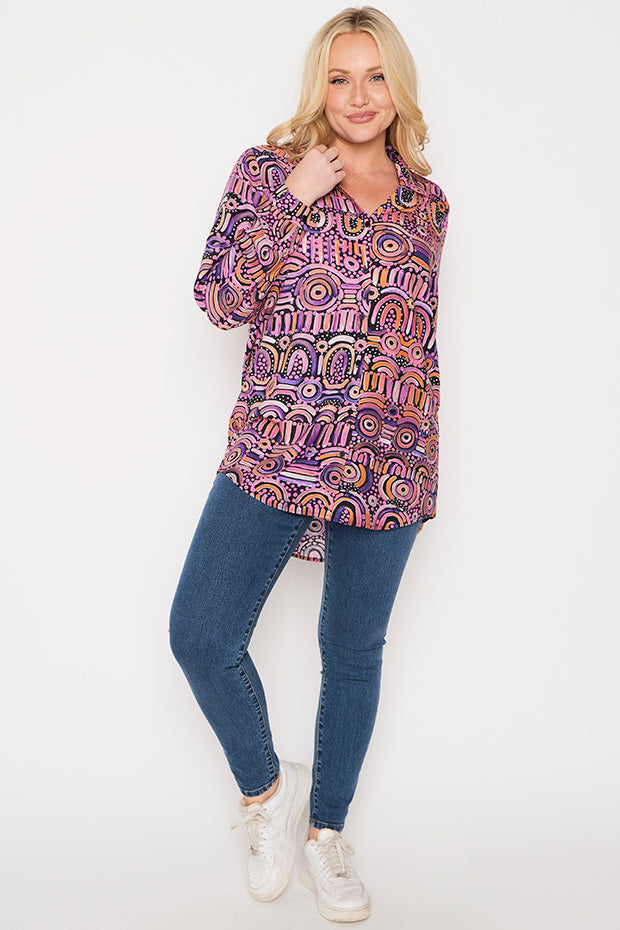 Tabetha Maramayart Shirt – Maramayart longline shirt